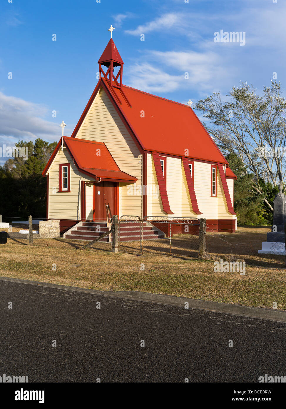 dh  TOKAANU NEW ZEALAND St Pauls Anglican Church Stock Photo
