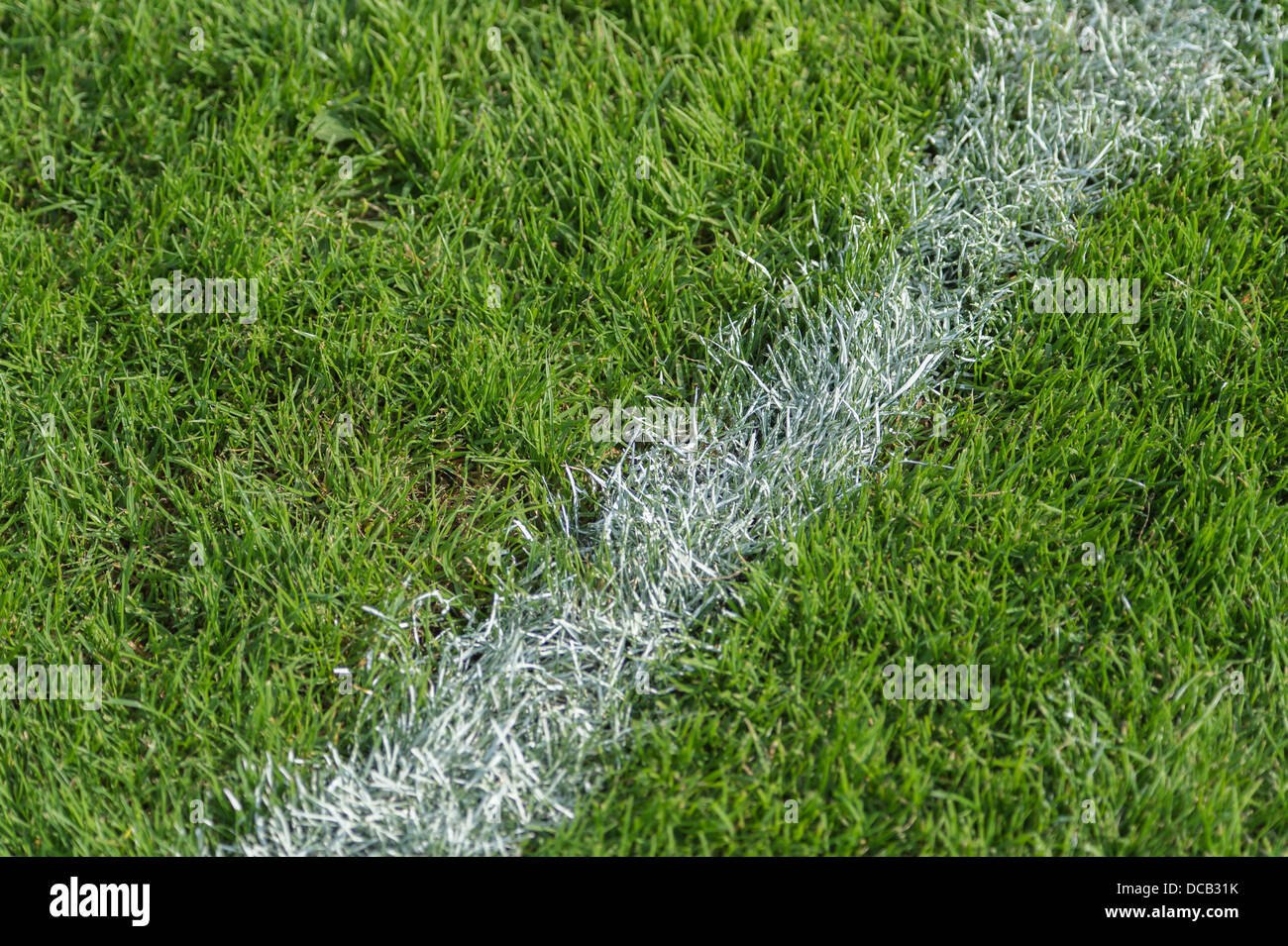 Football Field Sideline Stripe Stock Photo Alamy