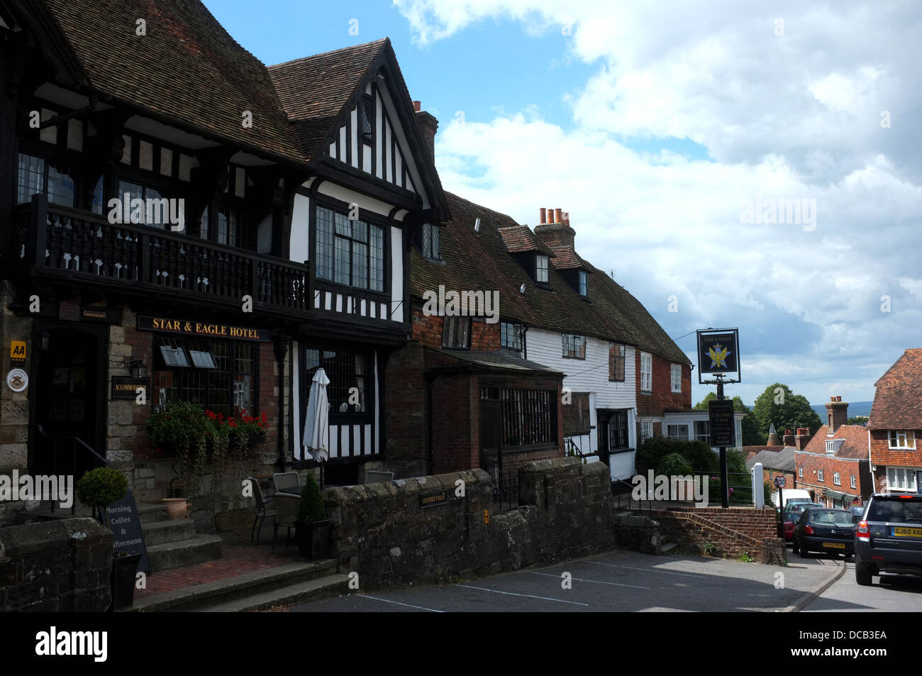 gouldhurst village in kent on the weald south east of england uk 2013