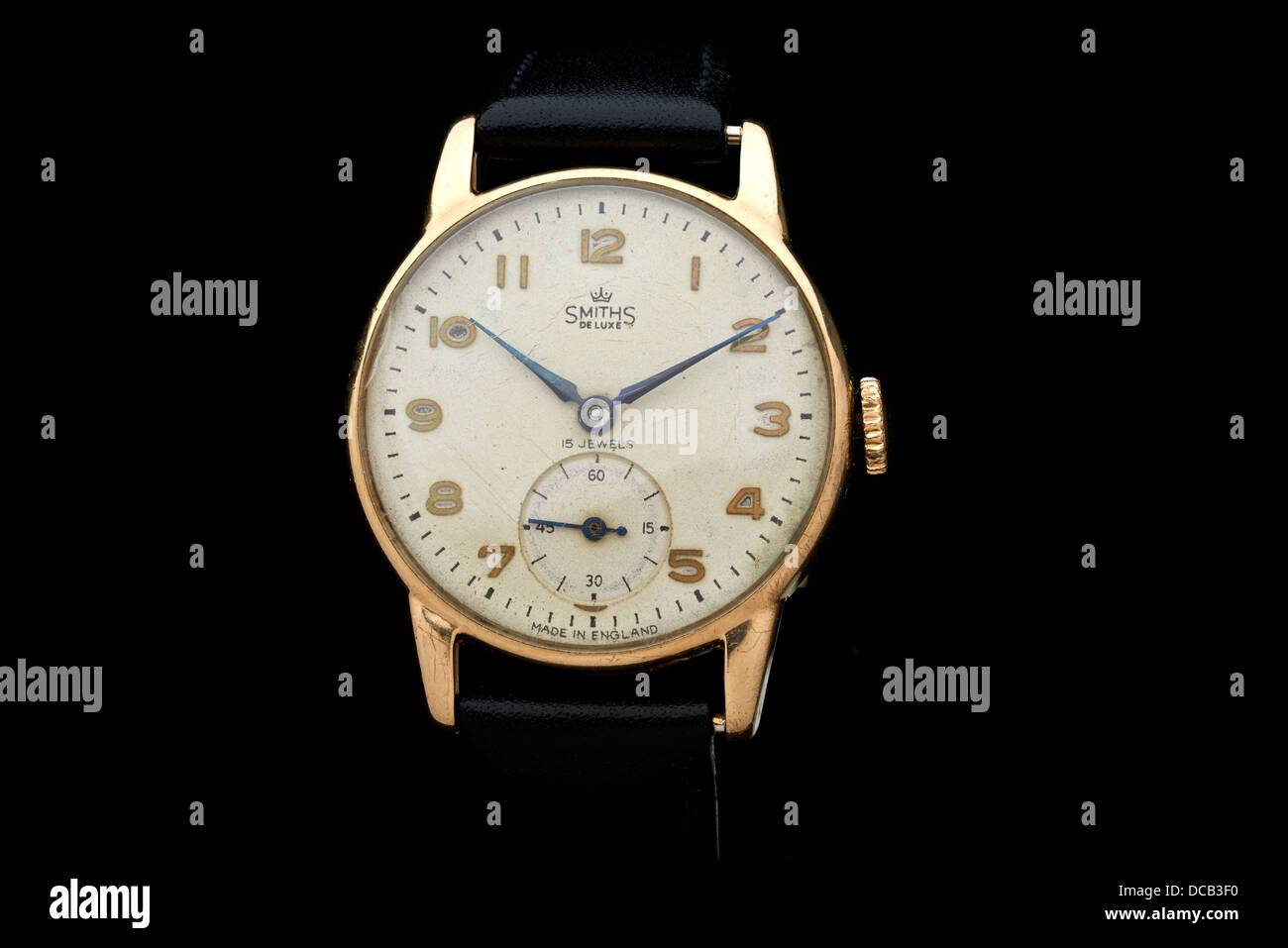 Smiths Gold watch 1956 Stock Photo