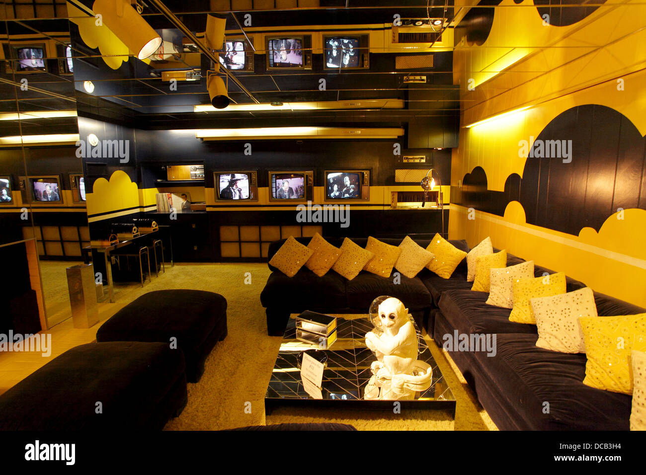 The Media TV room at Graceland the home of Elvis Presley in Memphis