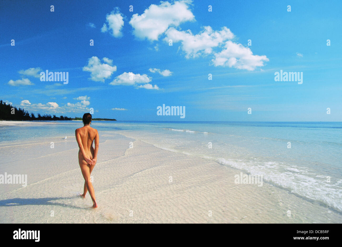 Walking Topless Beach