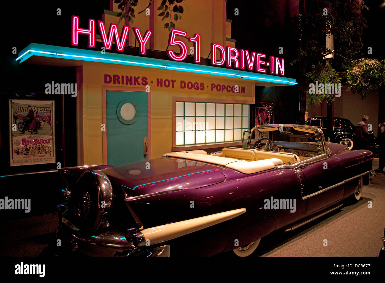 1956 Cadillac Eldorado car at the Elvis Presley Automobile Museum in