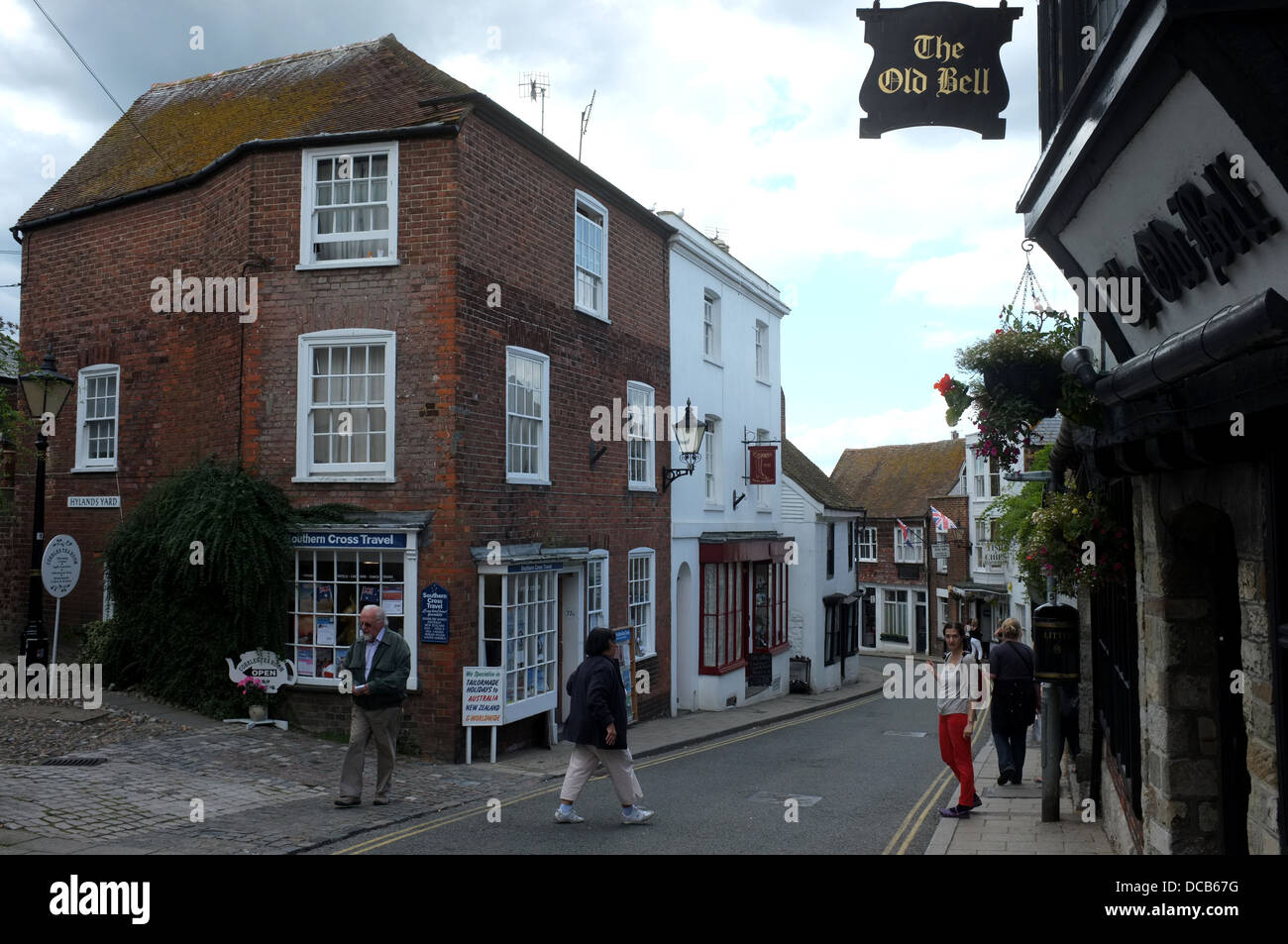 rye town east sussex south coast of england uk Stock Photo Alamy