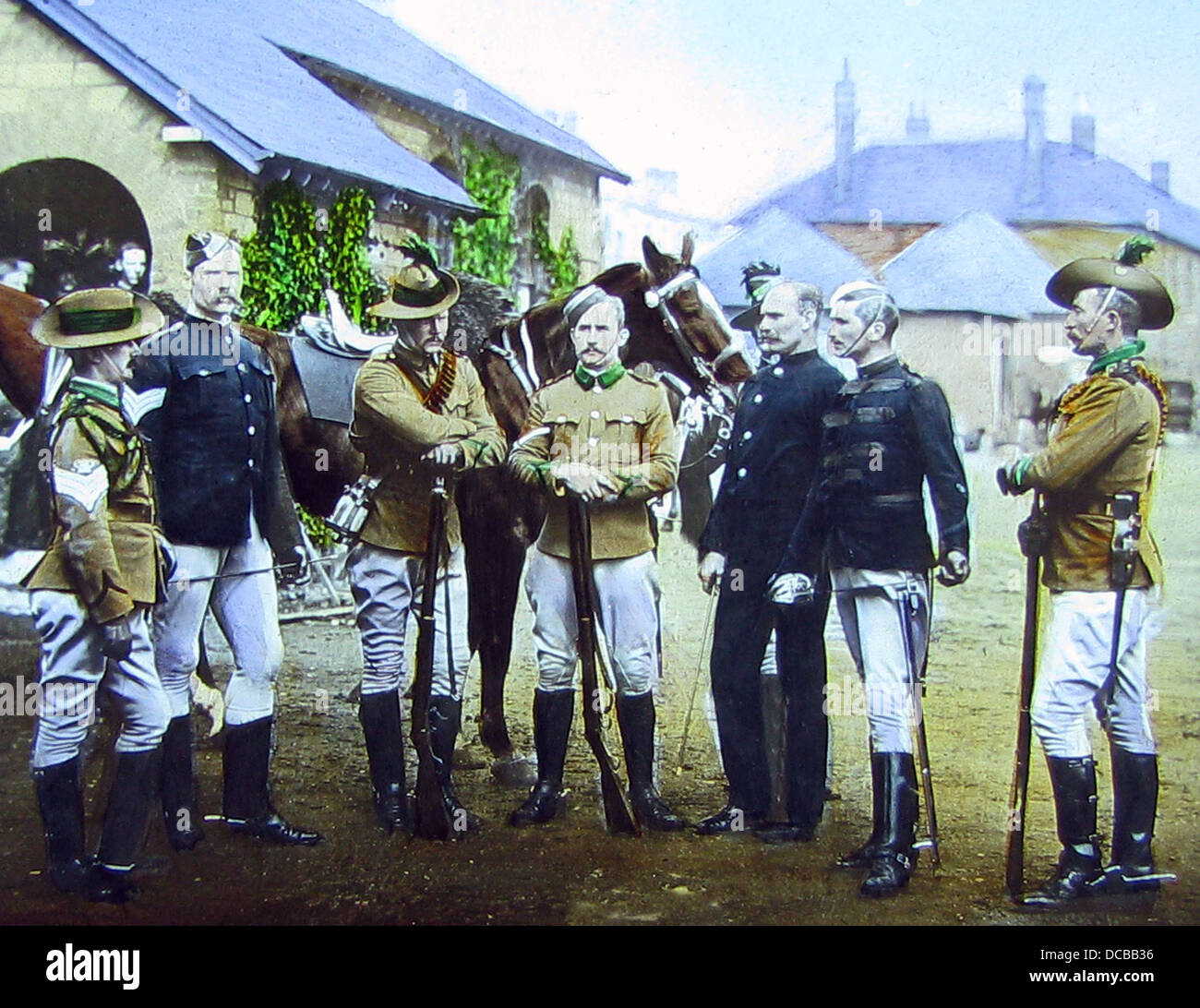 New South Wales Mounted Rifles Victorian period Stock Photo Alamy