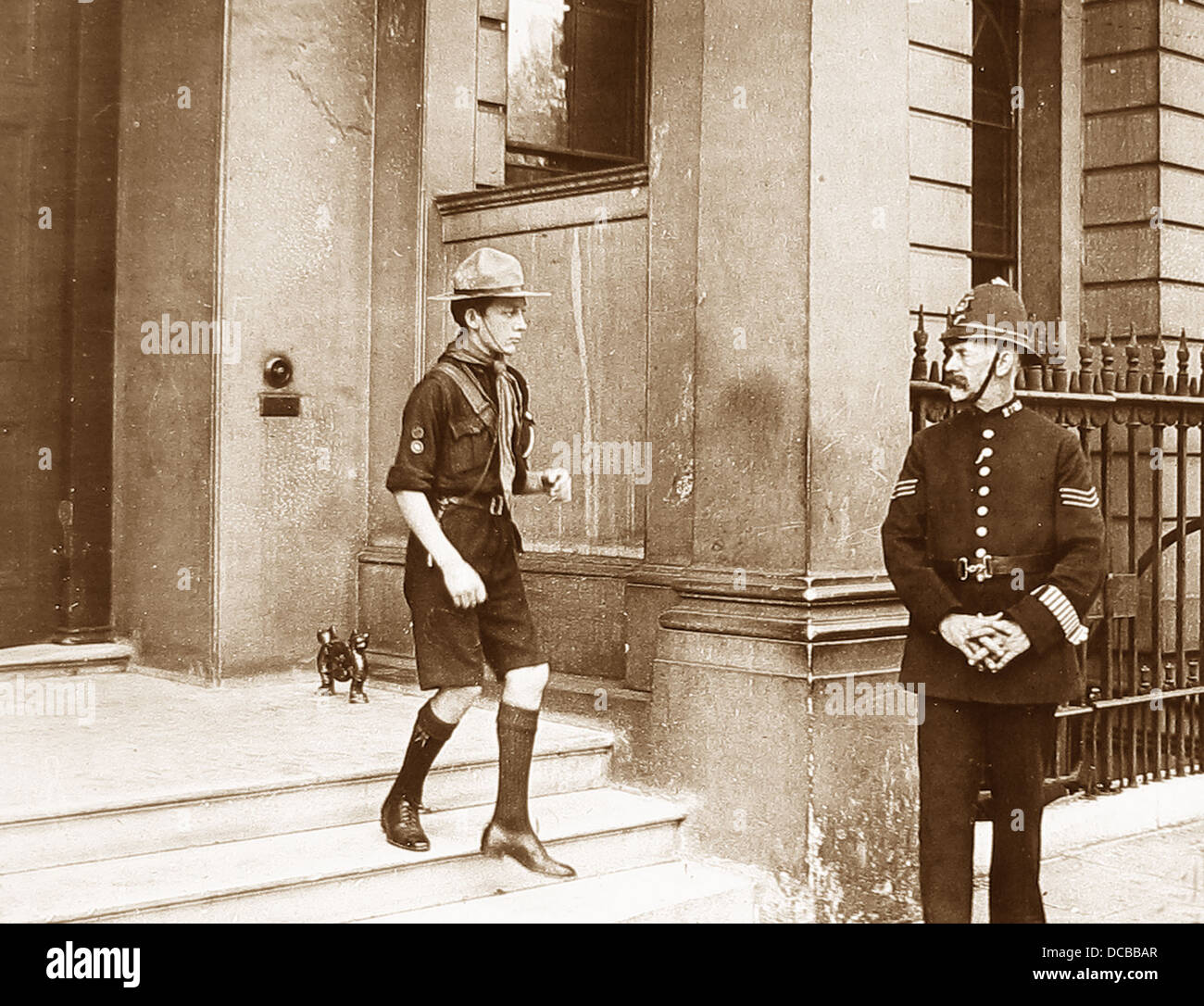 A Boy Scout Messenger during WW1