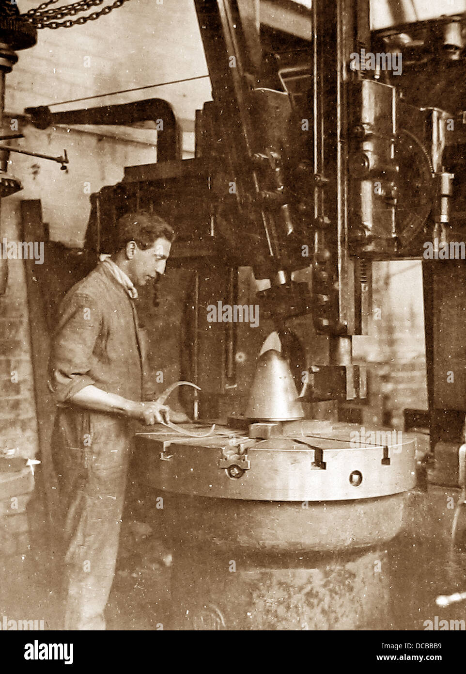 Munitions factory during WW1 Stock Photo