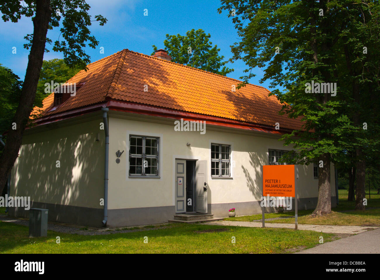 Peter the Great cottage house museum Kadrioru park in Kadriorg district Tallinn Estonia the Baltics Europe Stock Photo