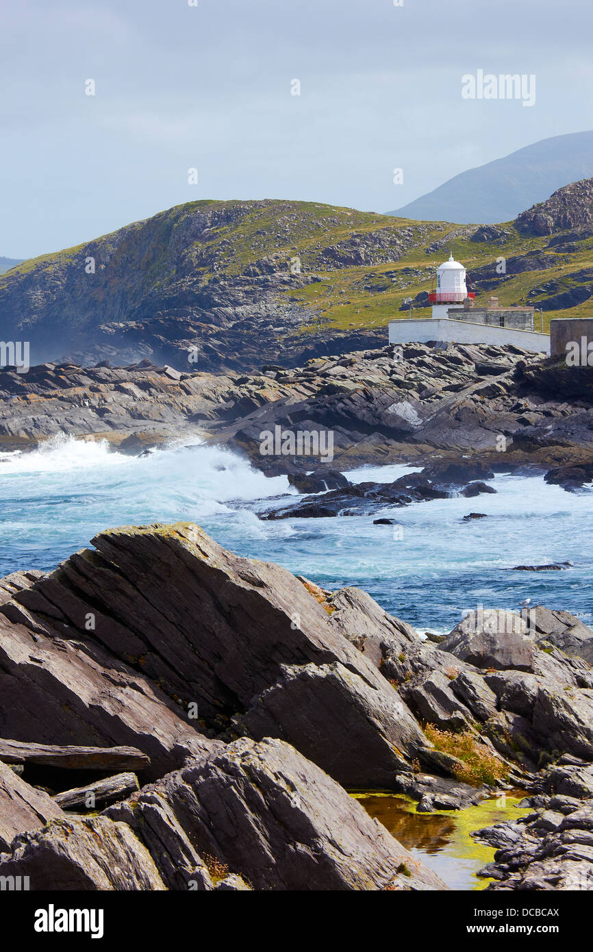 Lighthouse, Valentia Island, County Kerry, Ireland Stock Photo Alamy