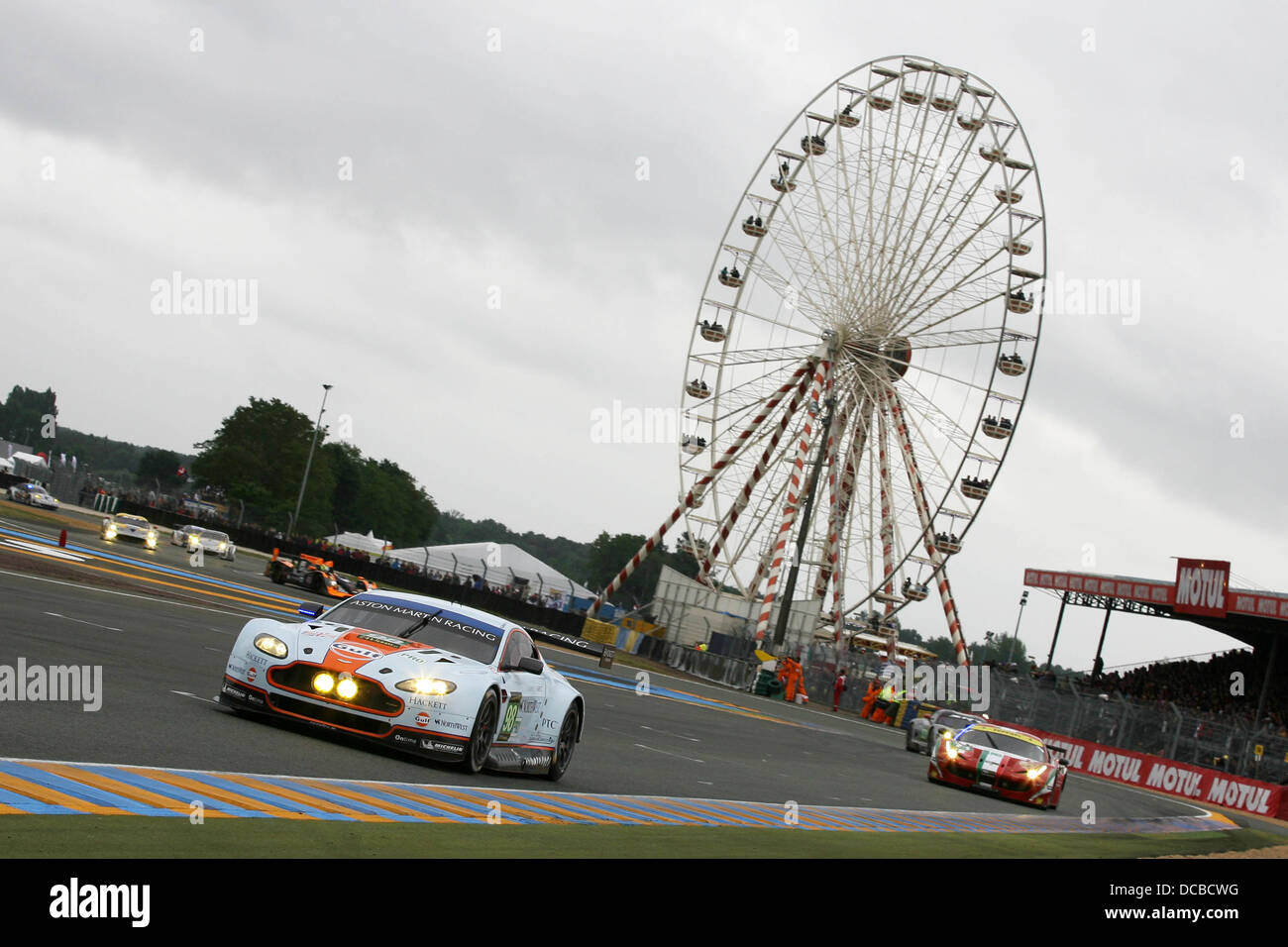 Aston Martin Vantage GTE, Le Mans 24 Hours, 2013 Stock Photo