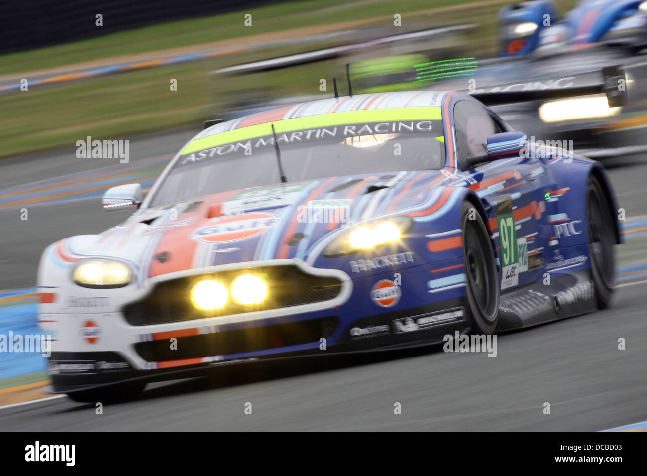 Aston Martin Vantage GTE, Le Mans 24 Hours, 2013 Stock Photo