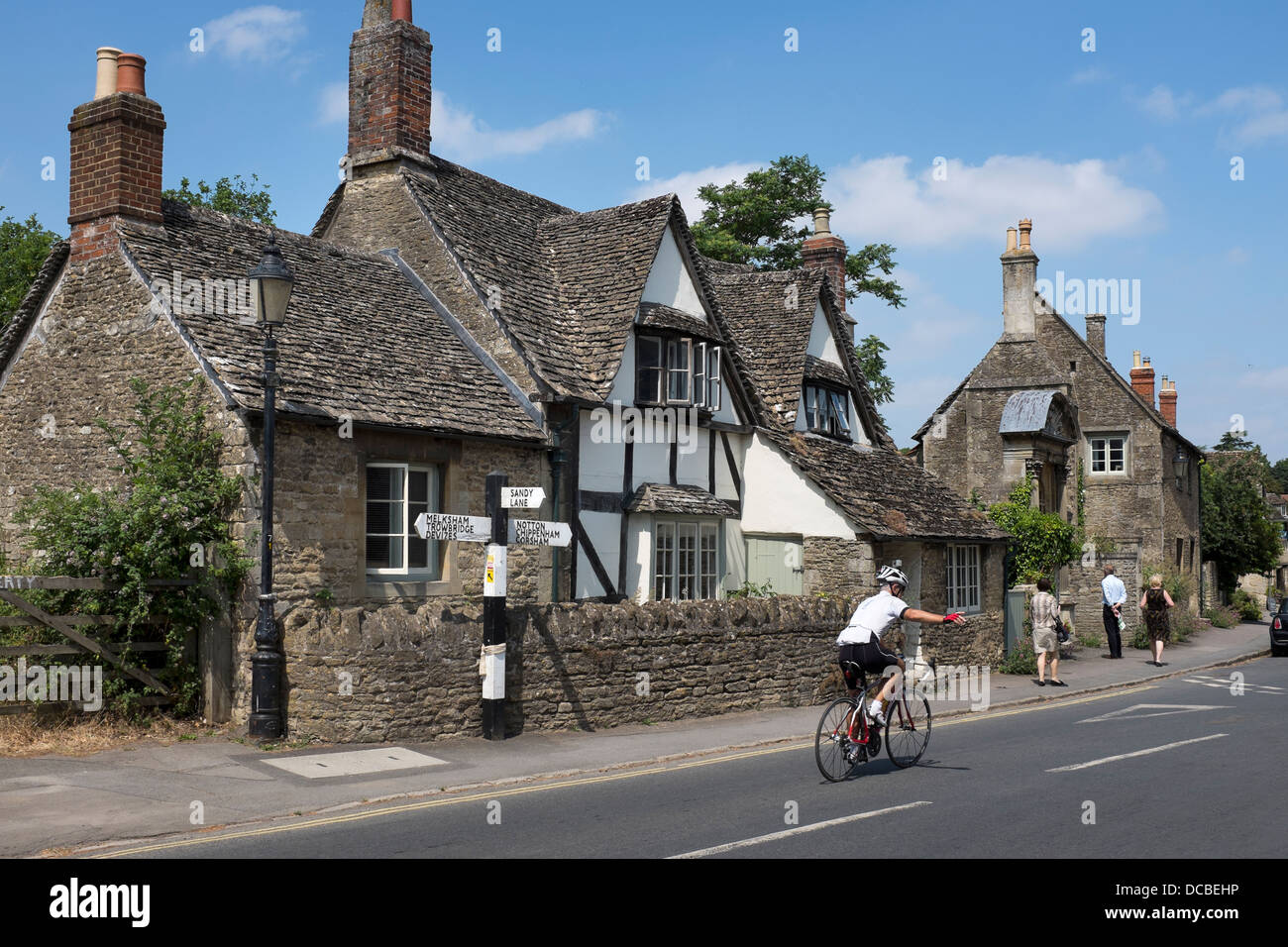 Lacock Village Stock Photo