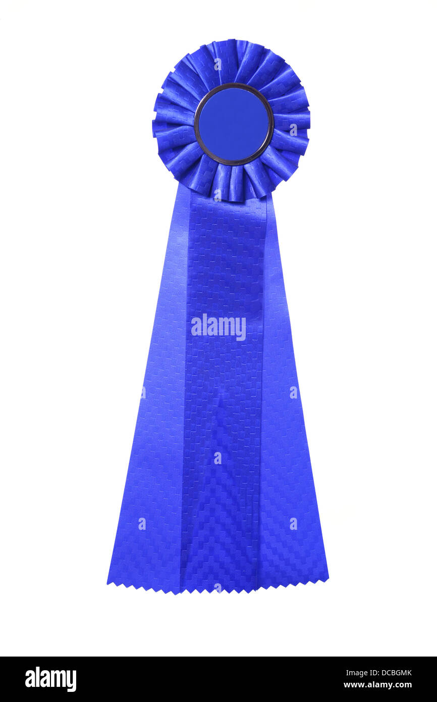 Medal ribbon blue Cut Out Stock Images & Pictures Alamy