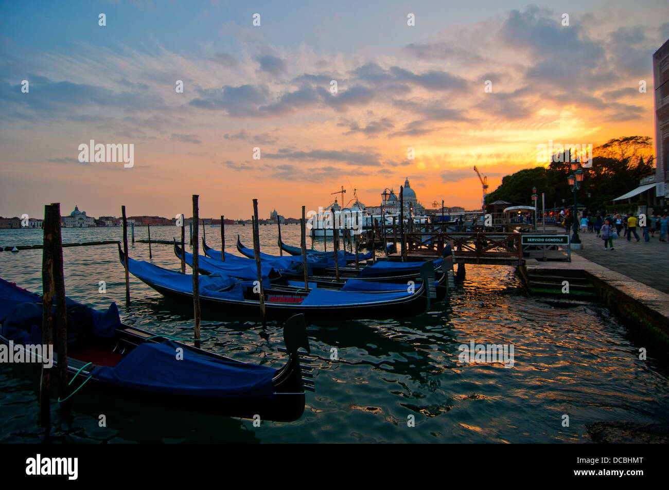 Venice Italy Gondolas on canal , most famous boat Stock Photo - Alamy