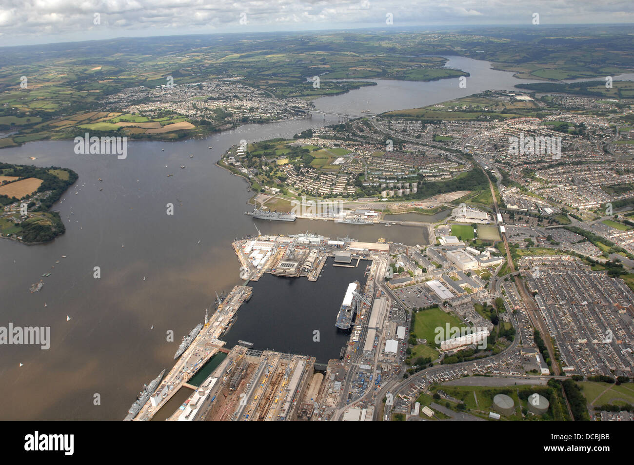 Nuclear submarines devonport naval base hi-res stock photography and