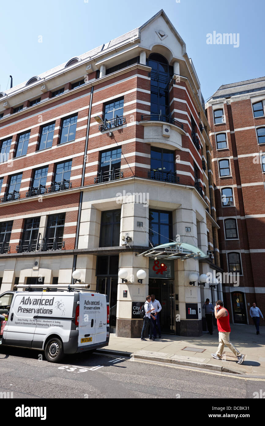 city and guilds head office giltspur street London England UK Stock