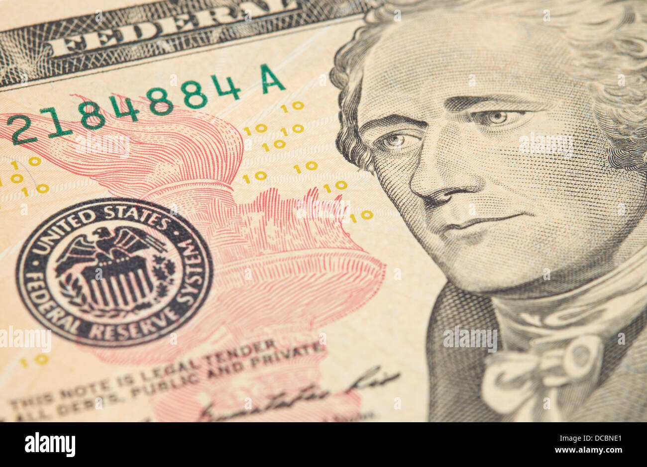 American Currency, American Dollars. Stock Photo