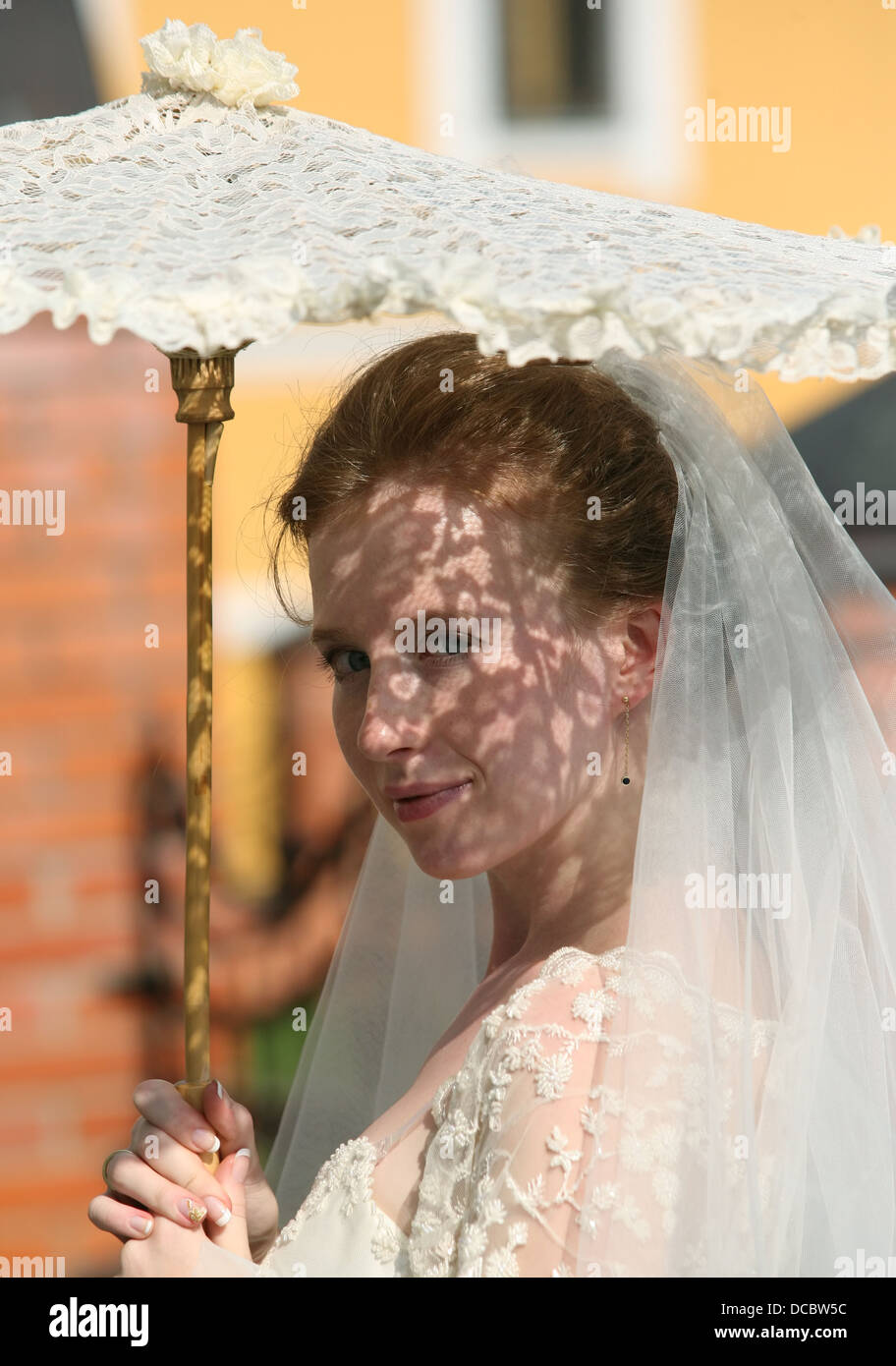 Beautiful bride Stock Photo