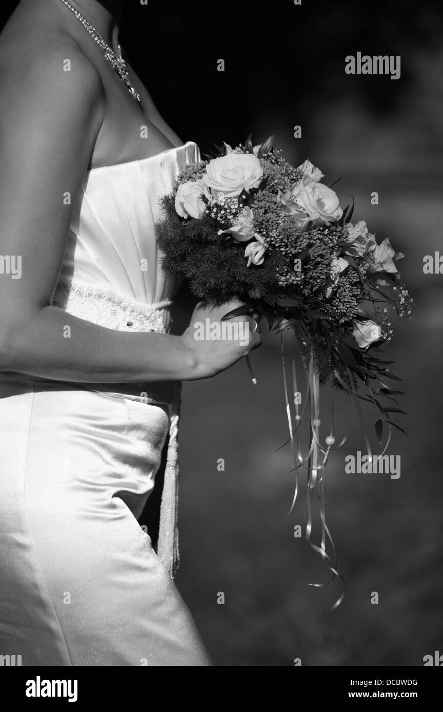Bouquet detail Black and White Stock Photos & Images - Alamy