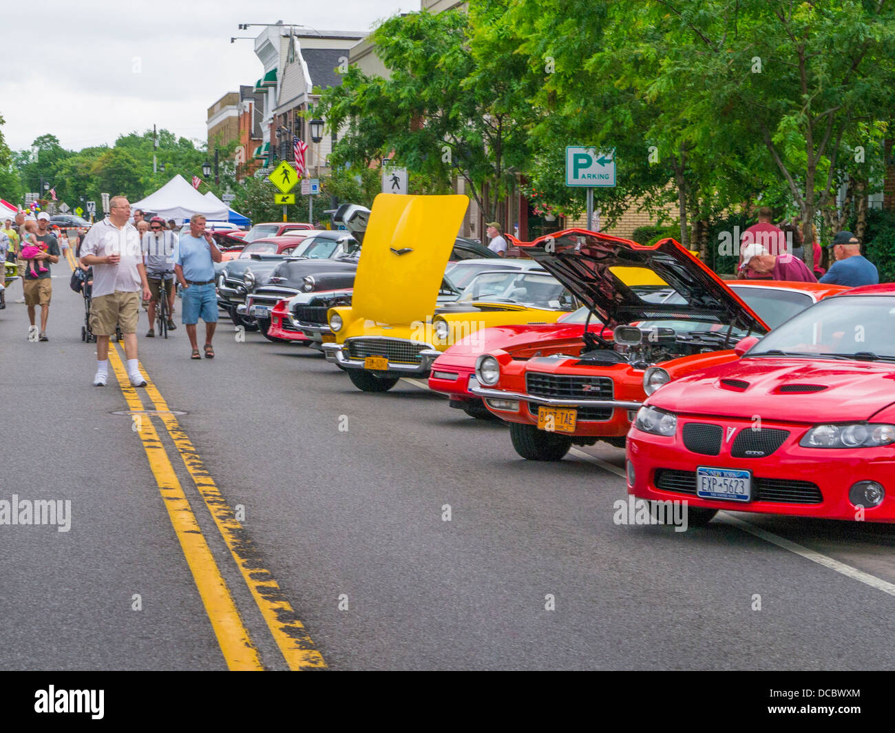 Car show at Burger Fest Celebration in Hamburg New York Stock Photo Alamy
