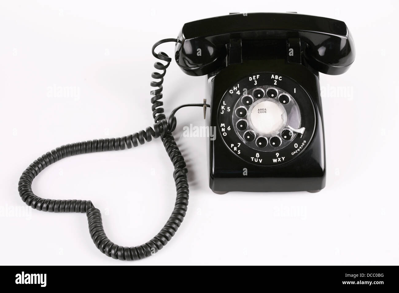 Old fashioned phone Stock Photo