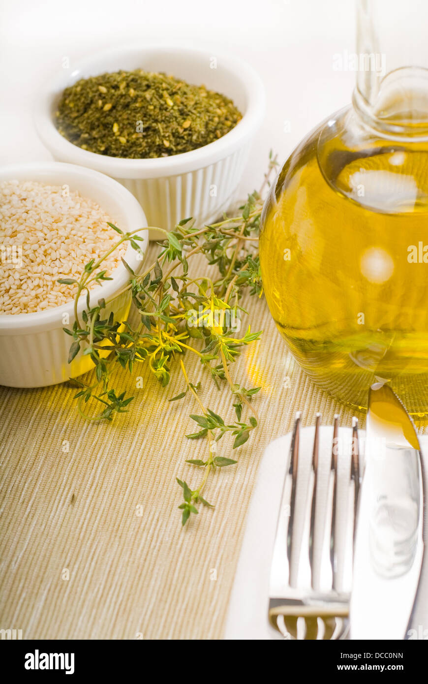 lebanese manouche or manoushe Stock Photo Alamy