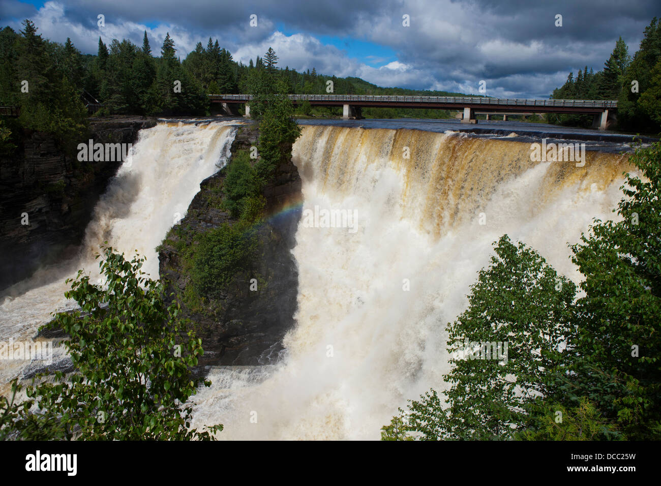 Kakabeka Falls, waterfall on the Kaministiquia River, Ontario, Canada Stock Photo