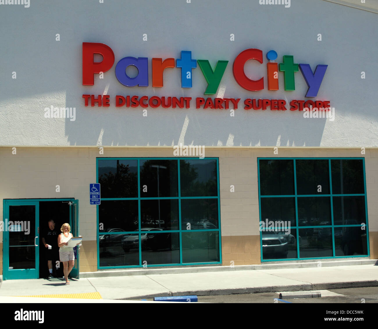 Party City Discount Party Superstore in San Jose, California Stock