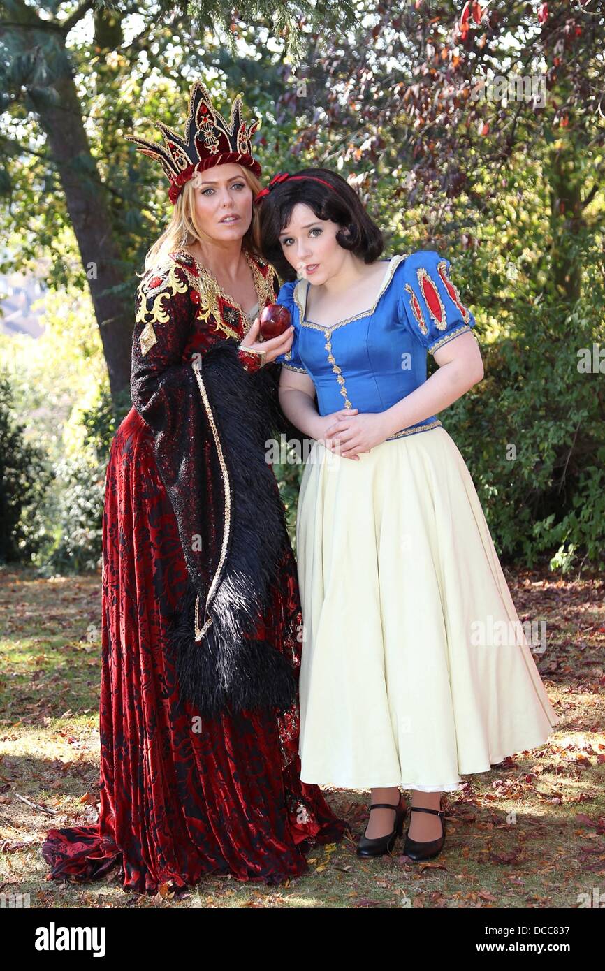 Sarah Patsy Patsy Kensit and Sarah Lark photocall for the Snow White Pantomime ...