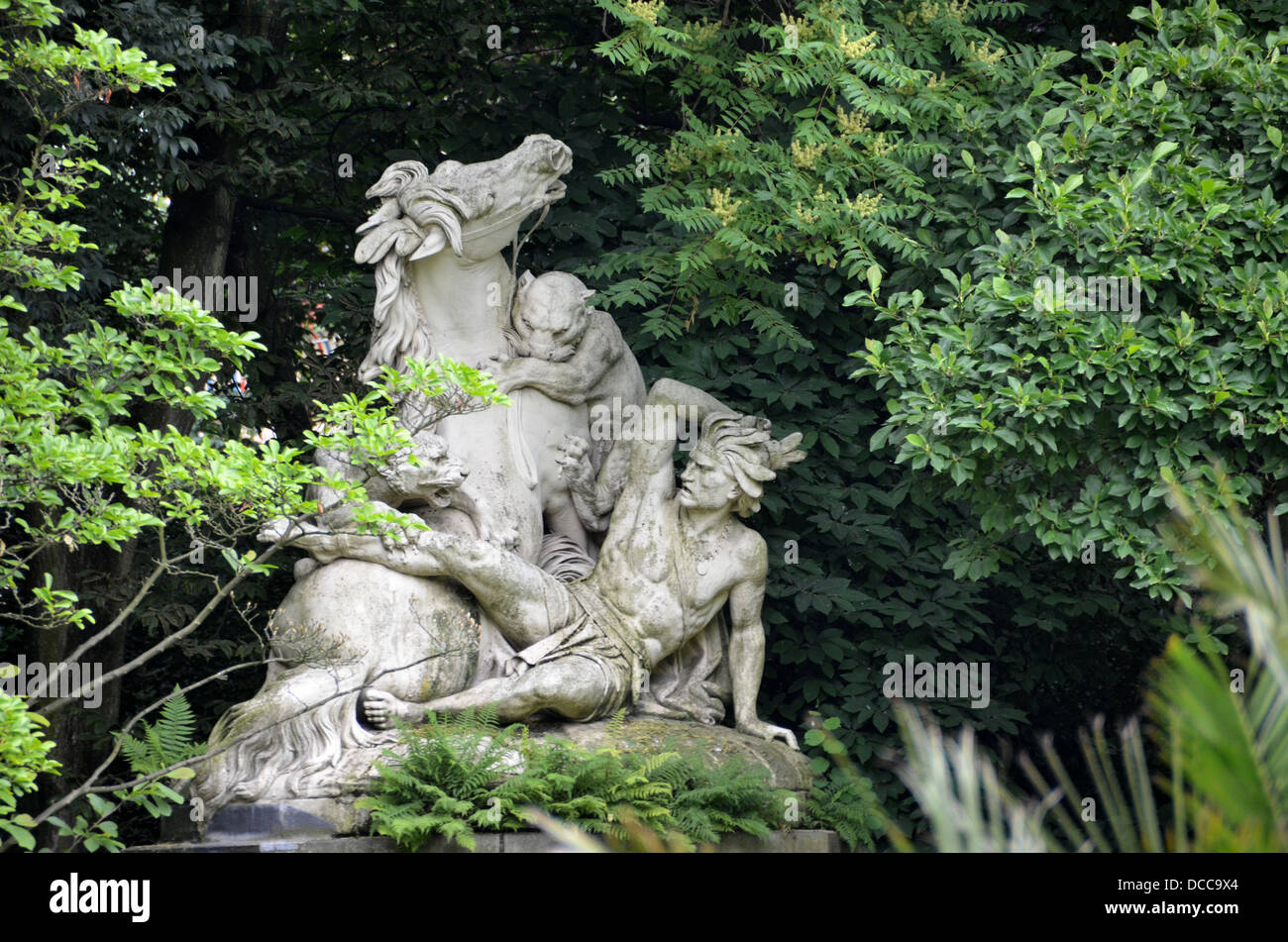 Man With Horse Statue Stock Photos & Man With Horse Statue Stock Images