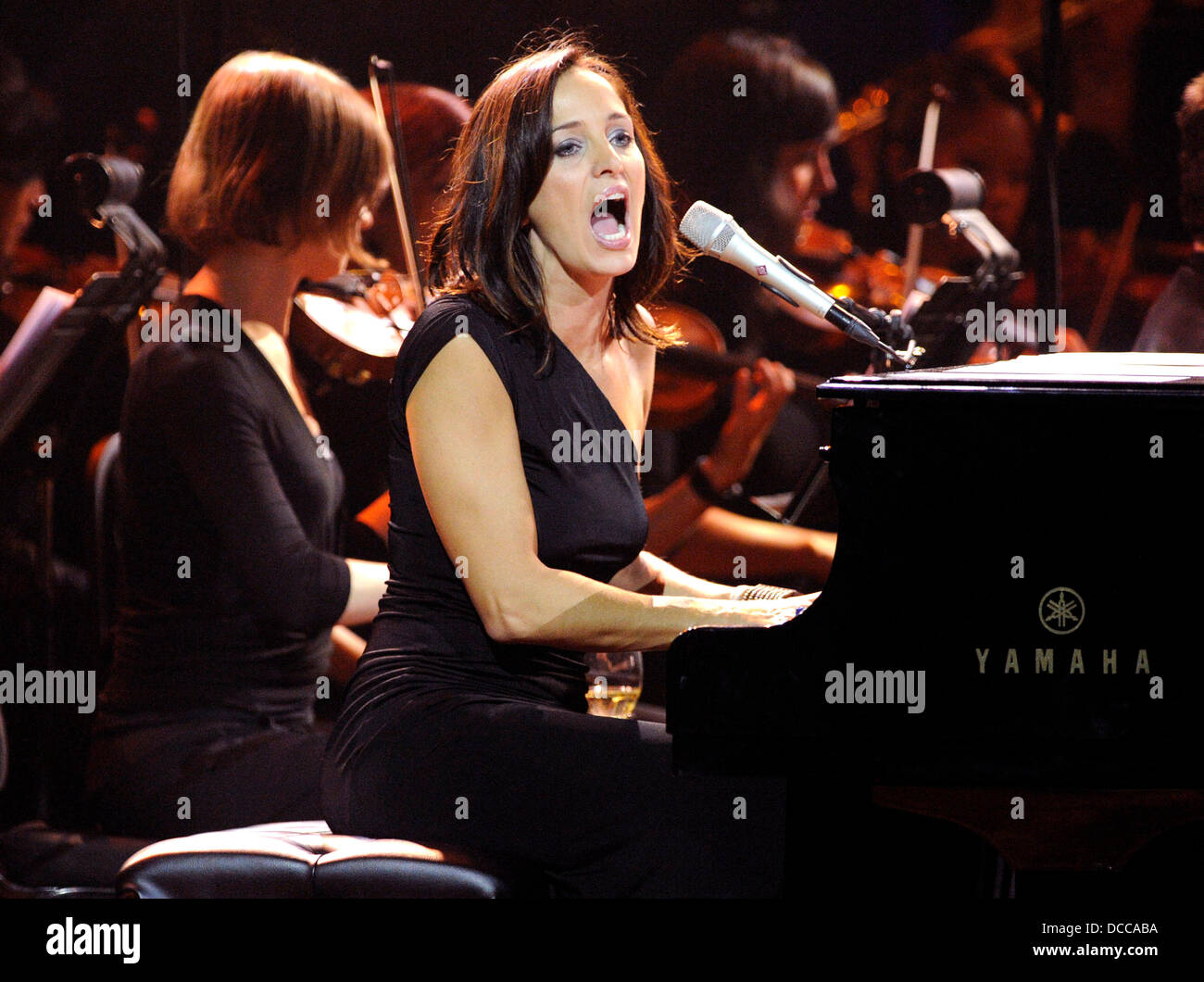 Chantal Kreviazuk performs at The Massey Hall during Canada's Walk of Fame Festival Toronto, Canada - 30.09.11 Stock Photo