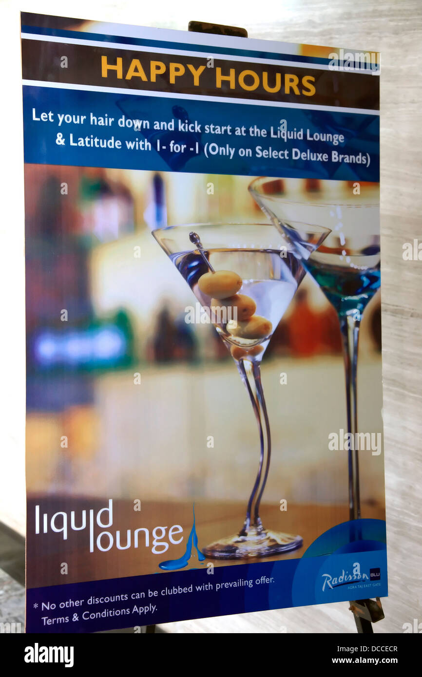 Bar,Liquor,Bottles,Hotel,Radisson Bue,Agra,India,'Liquid Lounge',wine and dine',alcohol.glasses Stock Photo