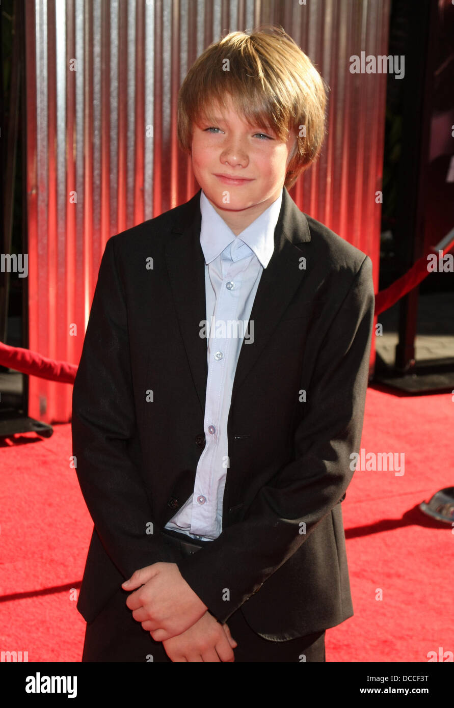 Dakota Goyo Los Angeles premiere of 'Real Steel' held at Universal City