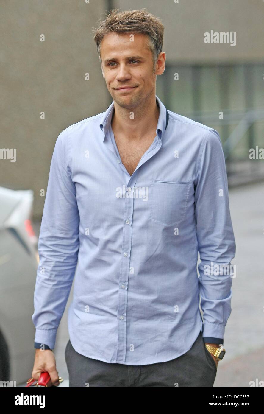 Richard Bacon at the ITV studios London, England - 03.10.11 Stock Photo