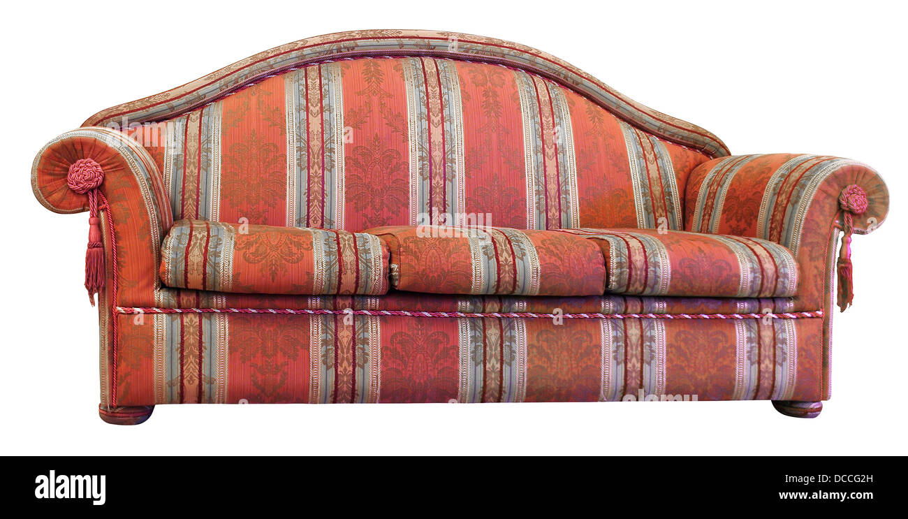 Old vintage luxury sofa isolated hi-res stock photography and images - Alamy