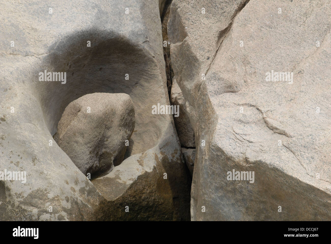South Africa. 2008. Rocks abraded until they are smooth alongside the ...