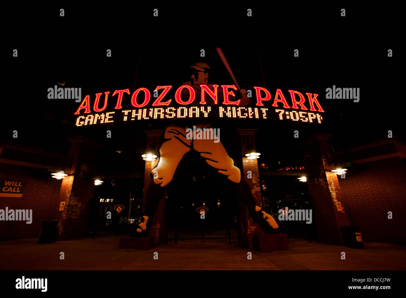 Autozone baseball park hires stock photography and images Alamy