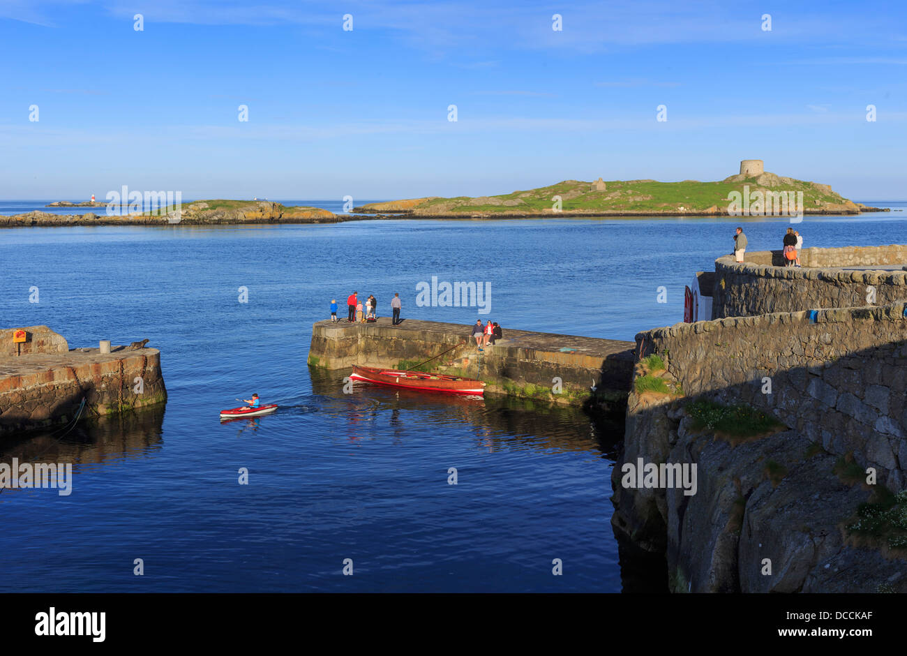 Coliemore Harbour and Dalkey island, Dalkey, County Dublin, Ireland