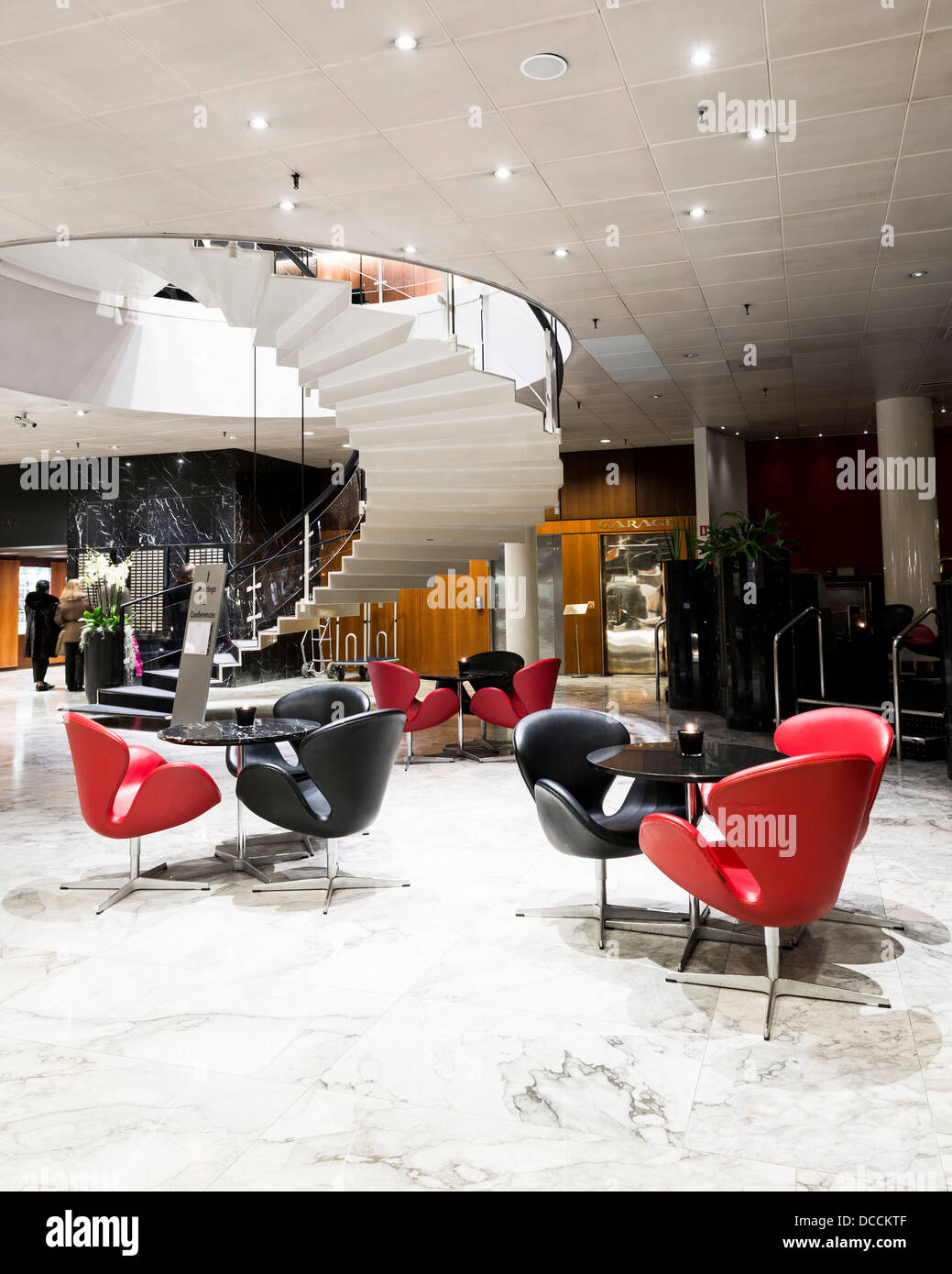 SAS Royal Hotel, Copenhagen, Denmark. Architect Arne Jacobsen, 1960 Stock Photo Alamy