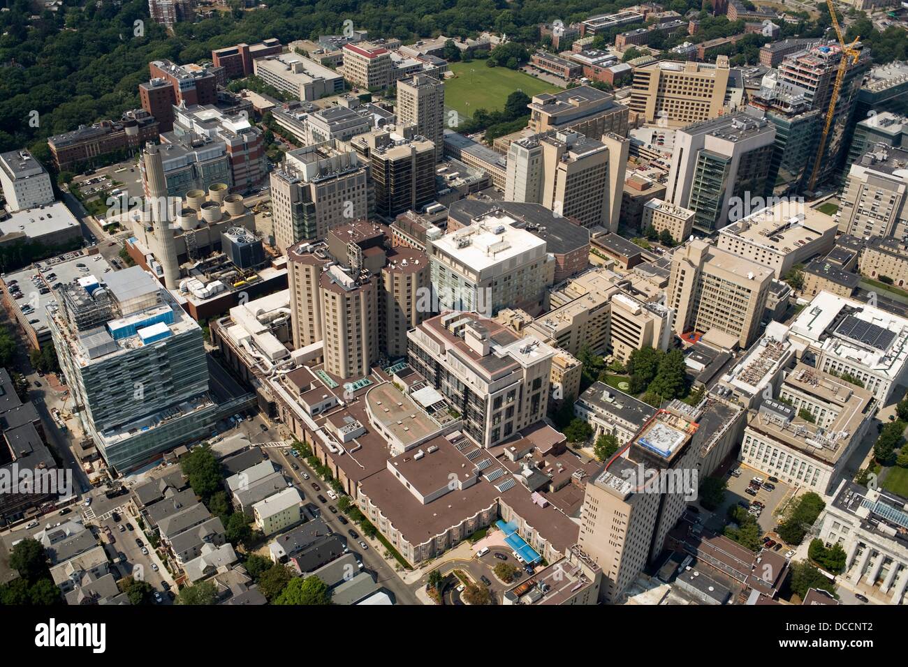 Aerial, Longwood Medical, Boston, Massachusetts, USA Stock Photo Alamy
