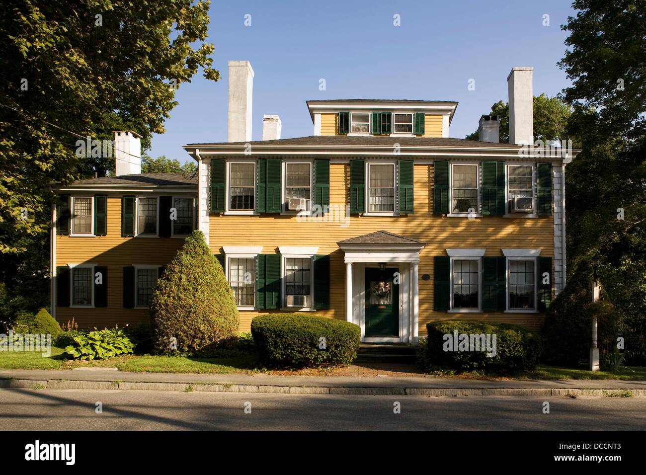 Federal period house, 1802, Massachusetts, USA Stock Photo Alamy