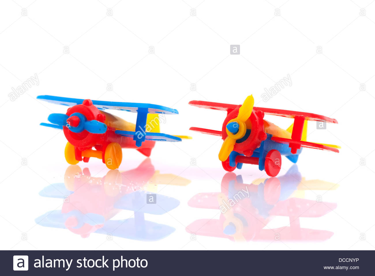 small plastic toy airplanes