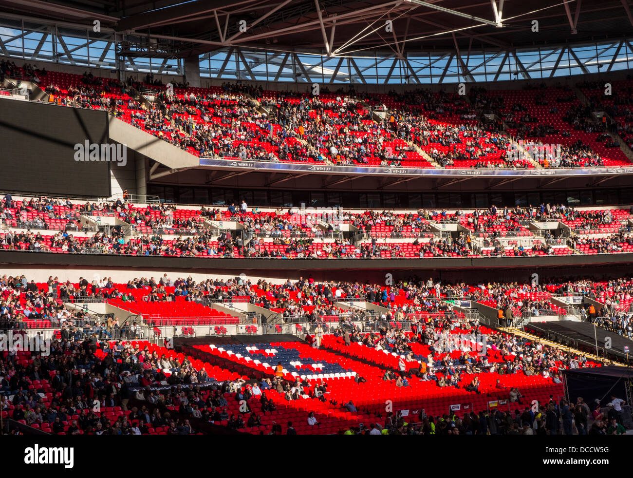 Wembley seating hi-res stock photography and images - Alamy