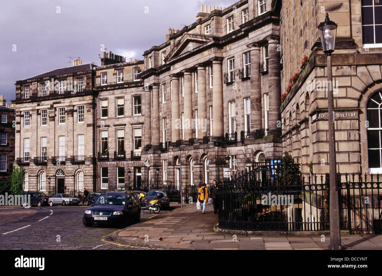 Charlotte Square, New Town, designed by Robert Adam. Edinburgh. Scotland Stock Photo Alamy