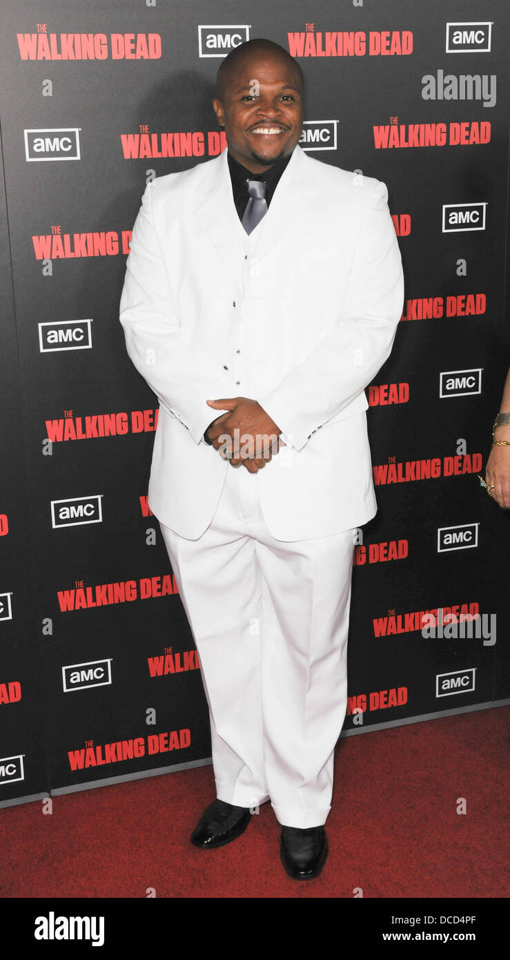IronE Singleton at the premiere of AMC's 'The Walking Dead' 2nd Season at LA Live Theaters Los Angeles, California - 03.10.11 Stock Photo