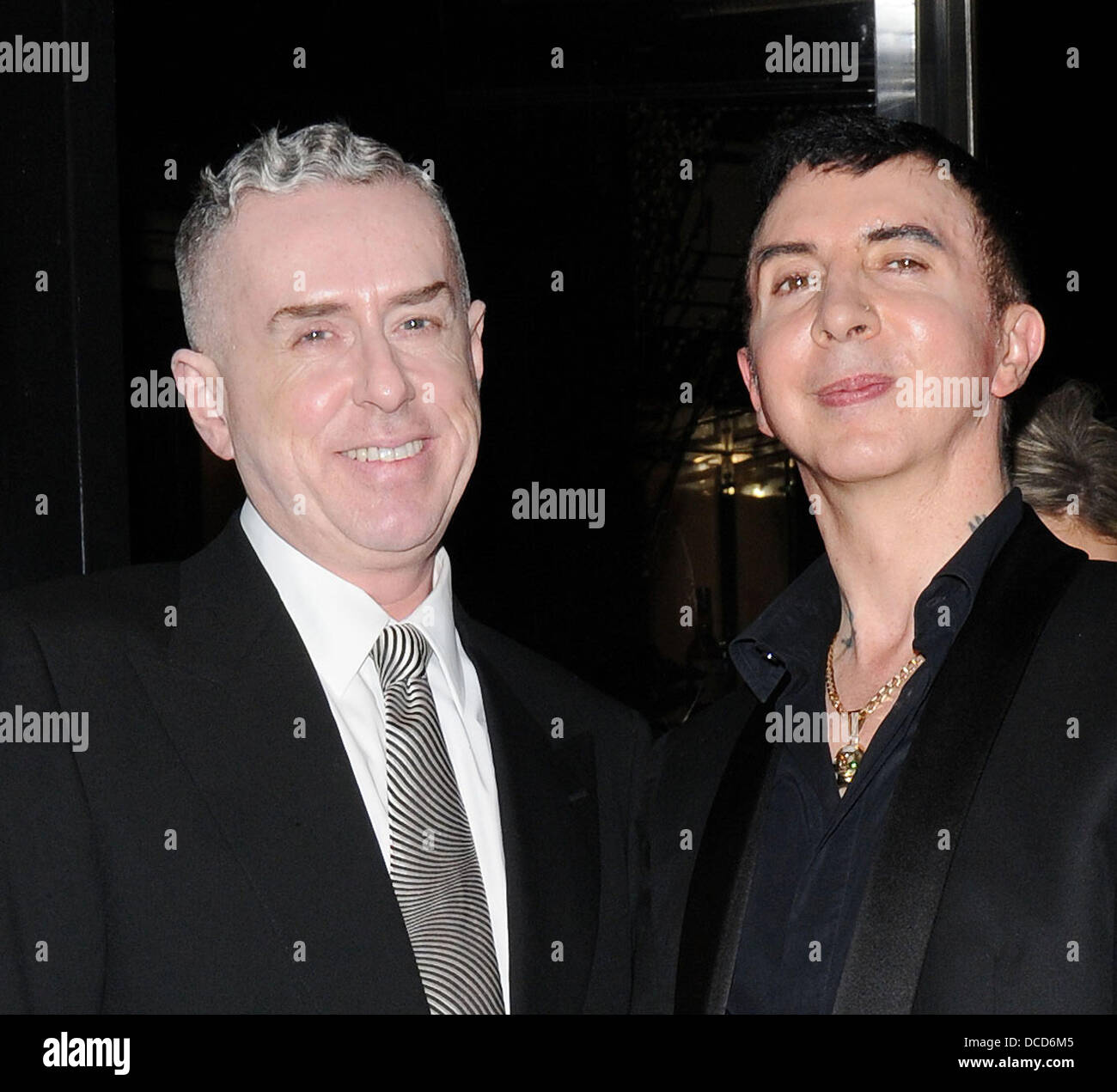 Marc Almond and Holly Johnson, at a private dinner celebrating the 30th