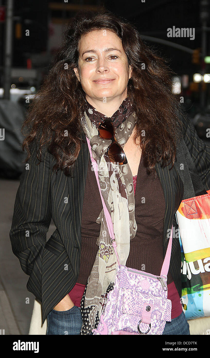 Sean Young The Late Show With David Letterman At The Ed Sullivan Stock Photo Alamy