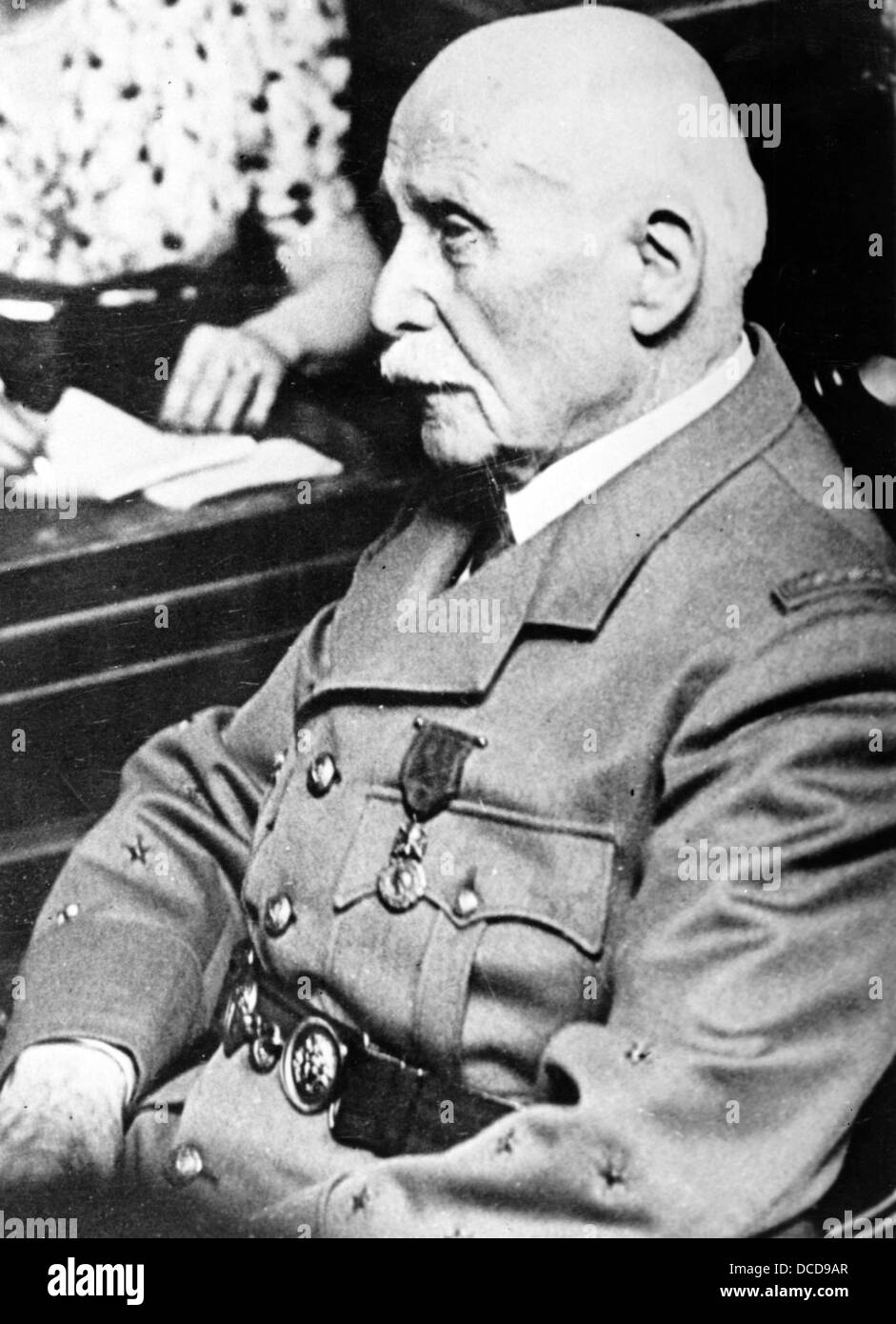 Portrait of Marshal Philippe Pétain, Chief of State of the so-called Vichy France, during his trial about his collaboration, in Paris, France, in July/August 1945. Fotoarchiv für Zeitgeschichte Stock Photo