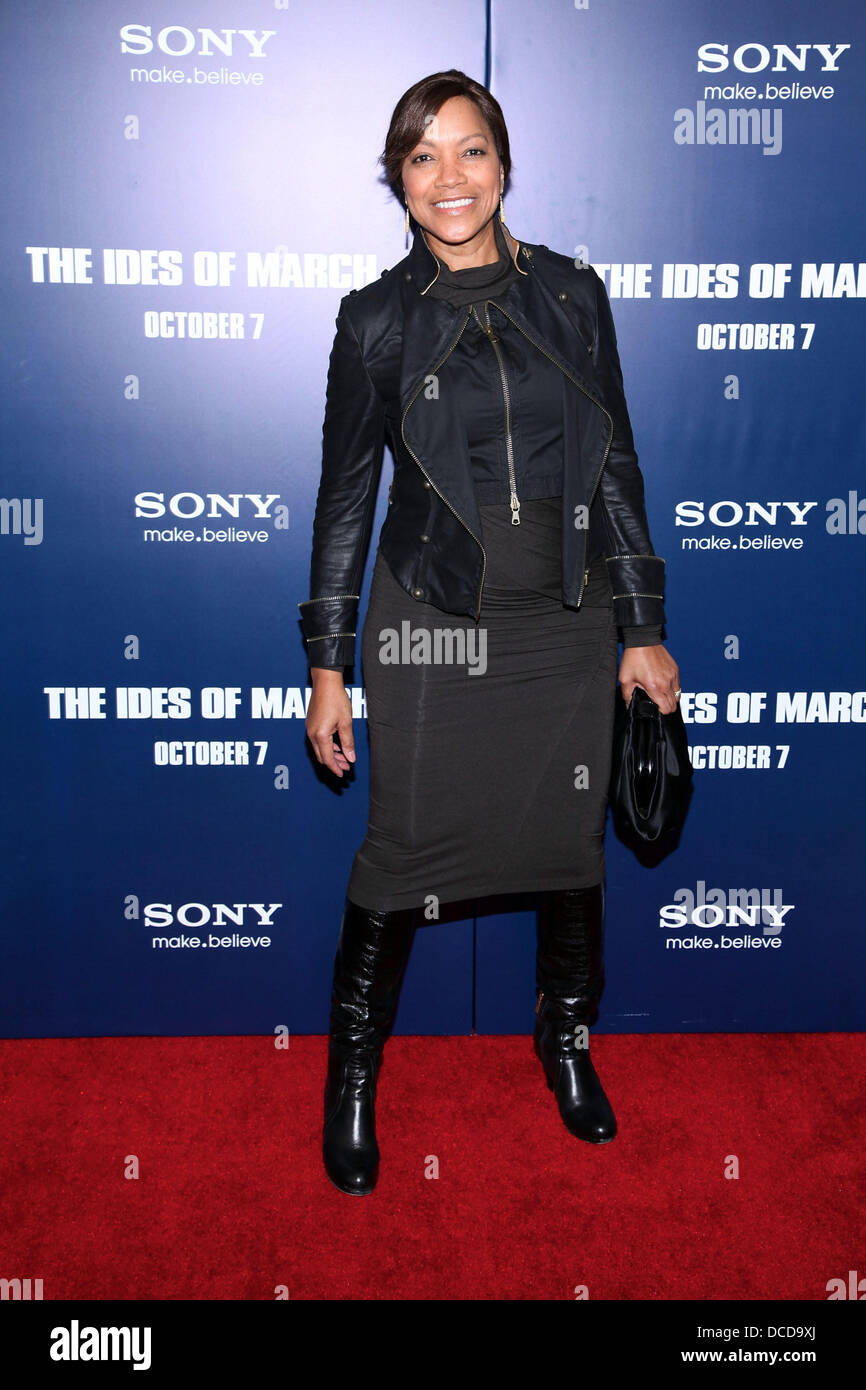 Grace Hightower New York premiere of 'The Ides of March' at the ...