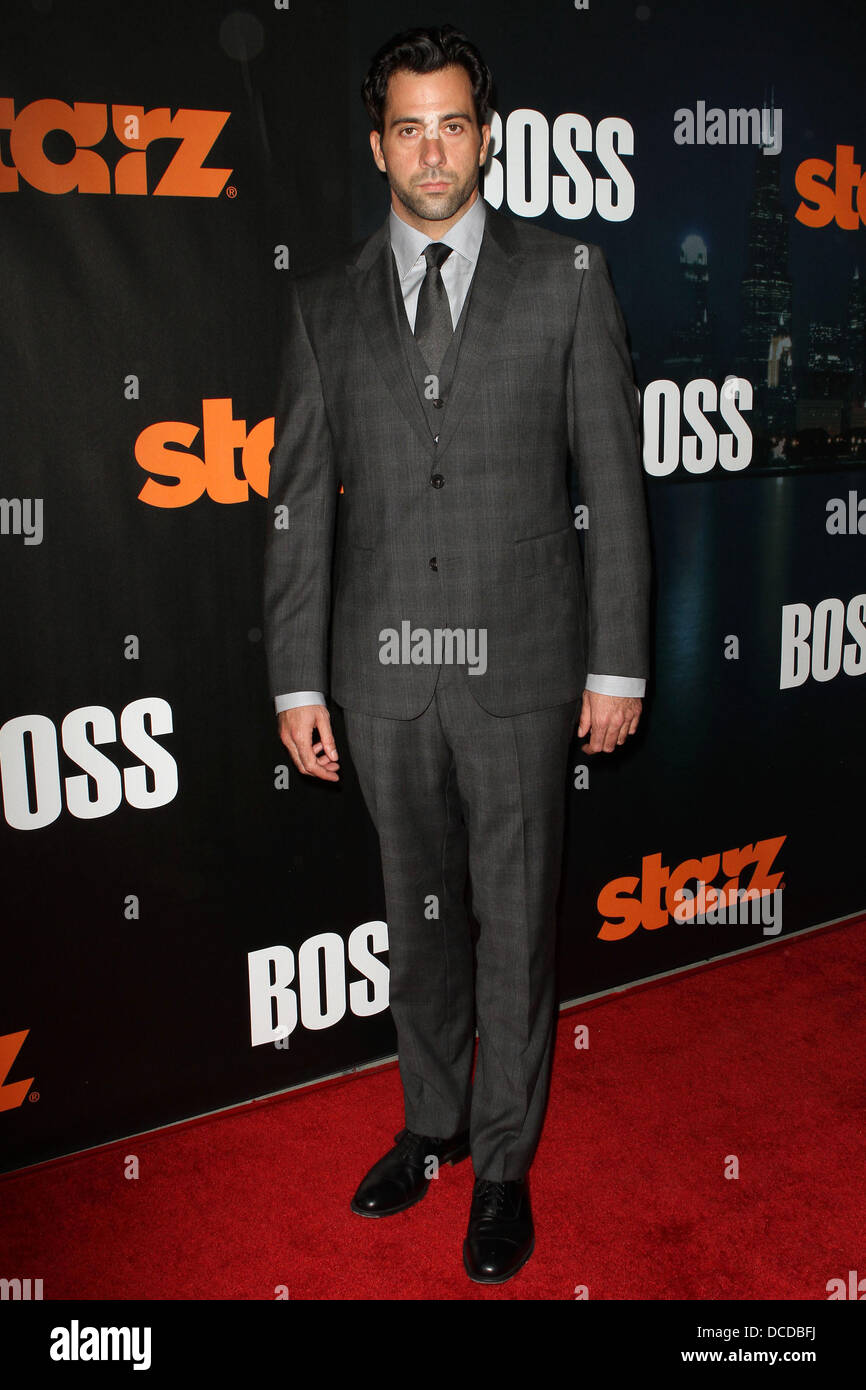 Troy Garity The season premiere of Starz series 'Boss' held at The ArcLight Cinemas Hollywood, California - 06.10.11 Stock Photo